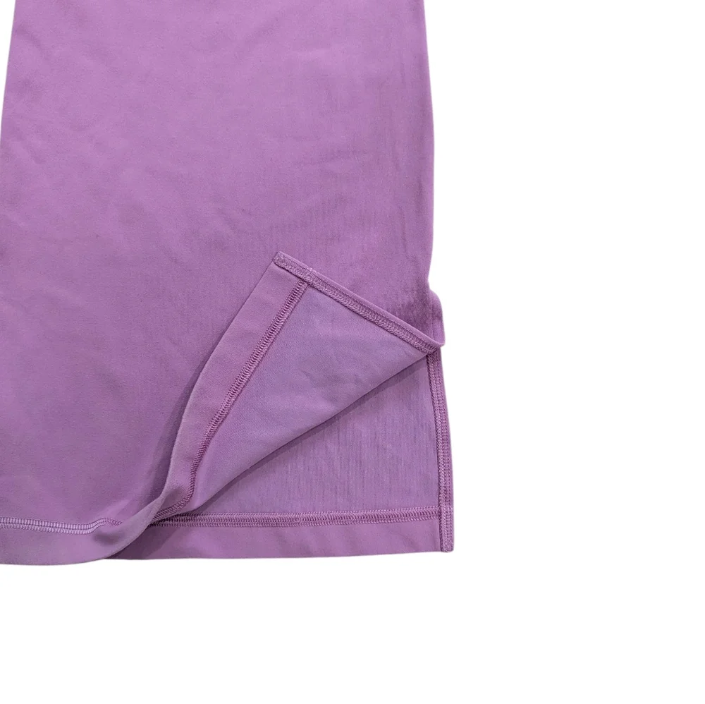 Lululemon Groove High-Rise Split-Hem Flared Pant Nulu velvet dust mauve